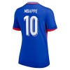 Camiseta de fútbol Francia Mbappé 10 Primera Equipación Euro 2024 - Mujer